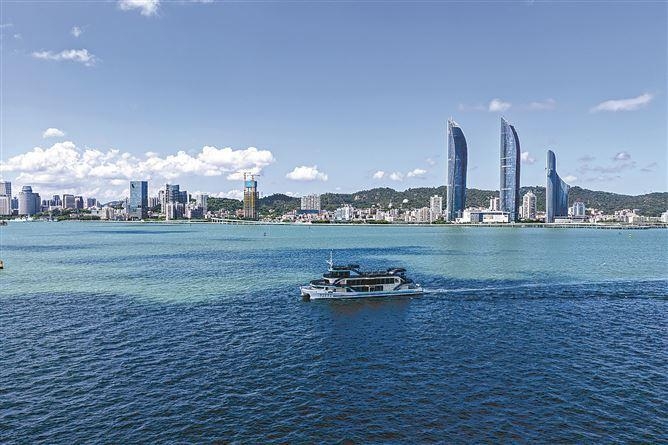 即将投运的“鹭江会客厅”。(厦门轮总海上客运旅游有限公司 供图).jpg